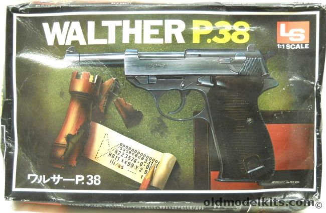 LS 1/1 Walther P.38 Pistol, P1013 plastic model kit