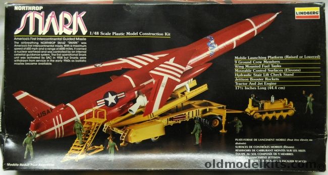 Lindberg 1/48 Northrop SM-62 Snark - Intercontinental Guided Missile, 687 plastic model kit