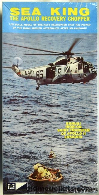 MPC 1/72 Sikorsky Sea King Apollo Recovery Chopper - With Patch - SH-3D, 1504-150 plastic model kit