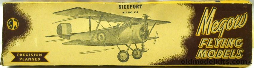 Megow Nieuport XVII C1-  18 Inch Wingspan Flying Aircraft, C4 plastic model kit
