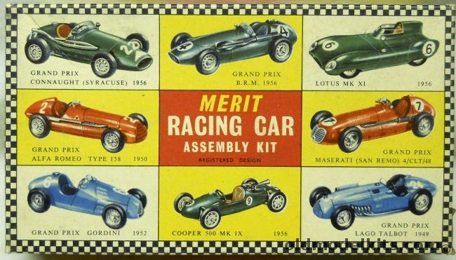 Merit 1/24 1956 Ferrari Grand Prix plastic model kit