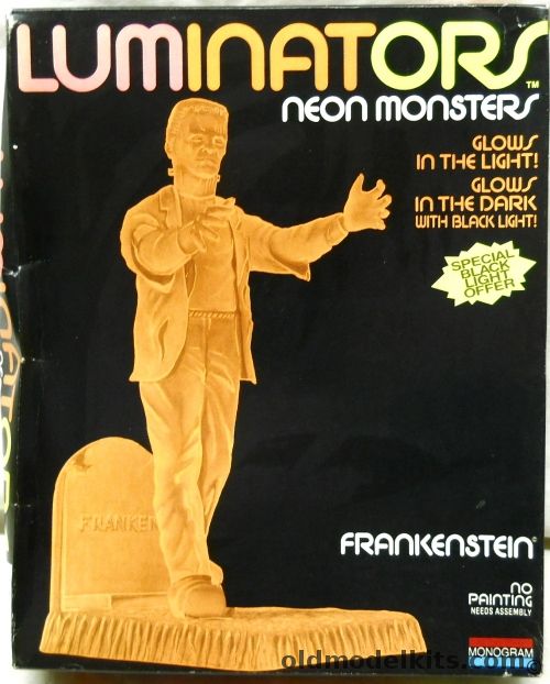 Monogram 1/8 Frankenstein Luminators Glow In The Dark - (ex Aurora), 1619 plastic model kit