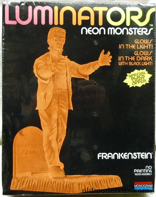 Monogram 1/8 Frankenstein Luminators Glow In The Dark - (ex Aurora), 1619 plastic model kit