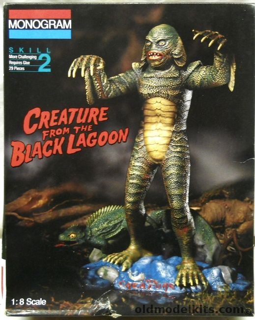 Monogram 1/8 Creature from the Black Lagoon - (ex Aurora), 6490 plastic model kit