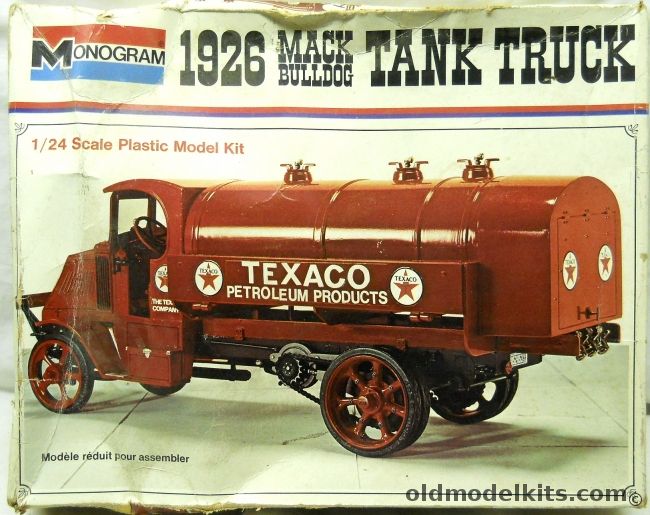 Monogram 1/24 1926 Mack Bulldog Tank Truck, 7539 plastic model kit