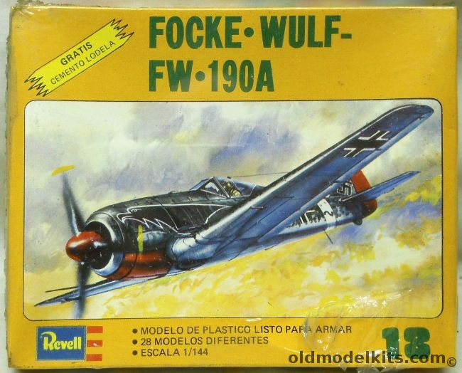 Revell 1/144 Focke-Wulf FW-190A, H1018 plastic model kit
