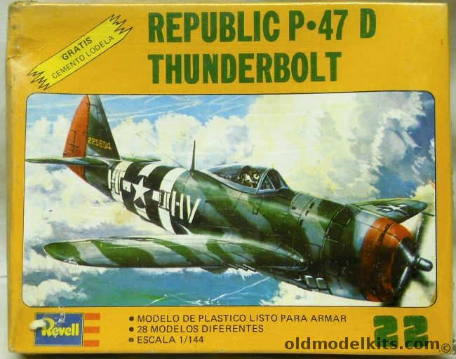 Revell 1/144 P-47D Thunderbolt, H1022 plastic model kit