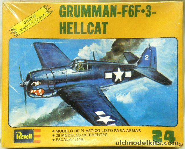Revell 1/144 Hellcat F6F, H1024 plastic model kit