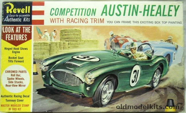 Revell 1/25 Competition Austin-Healey With Racing Trim - (Austin Healey 100-Six), H1244-149 plastic model kit