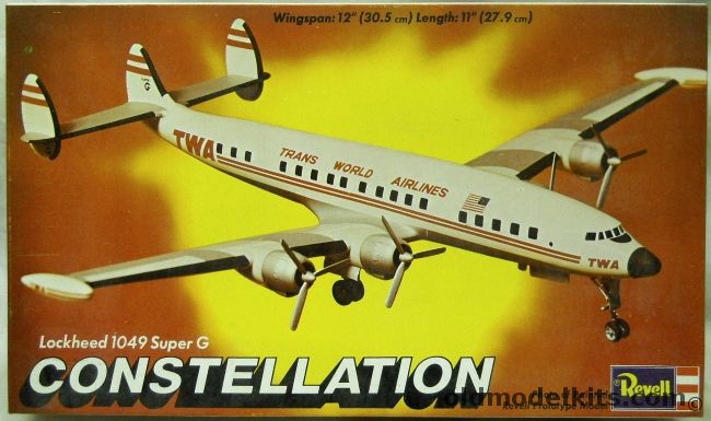 Revell 1/128 Lockheed 1049 Super G Constellation - TWA, H167 plastic model kit