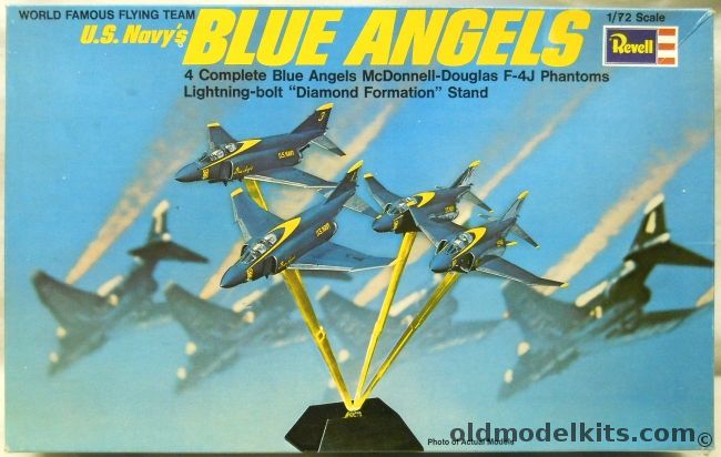 Revell 1/72 US Navy Blue Angels F-4J Phantom II, H186 plastic model kit