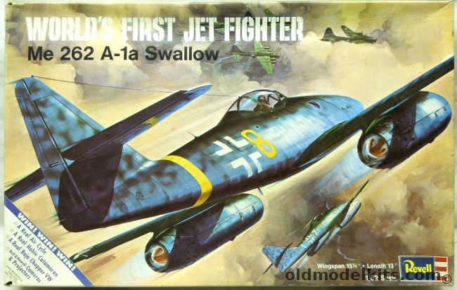 Revell 1/32 Me-262 Swallow World's First Jet Fighter, H218 plastic model kit