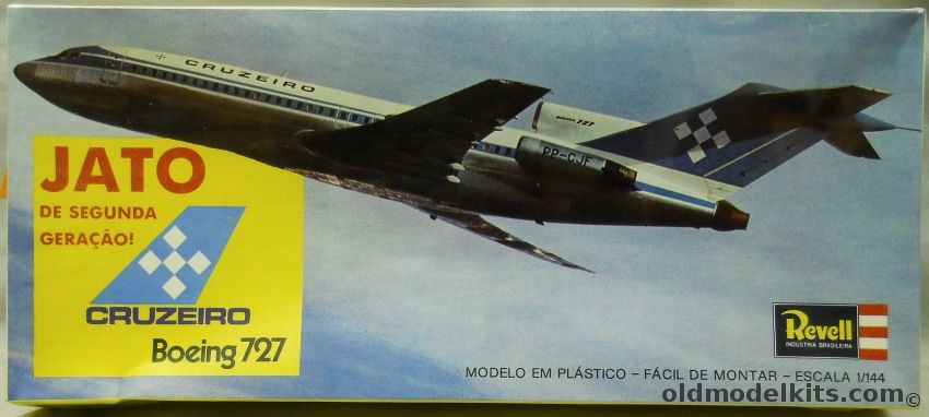 Revell 1/144 Boeing 727 Cruzeiro Brasil - Kikoler Issue, H245 plastic model kit