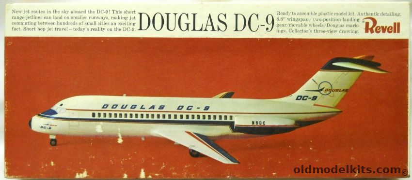 Revell 1/120 Douglas DC-9 - N9DC Prototype, H246-100 plastic model kit
