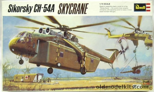 Revell 1/72 Sikorsky CH-54A Skycrane - Japan Issue, H258-500 plastic model kit
