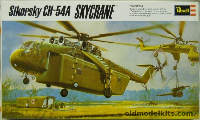 Revell 1/72 Sikorsky CH-54A Skycrane, H258 plastic model kit