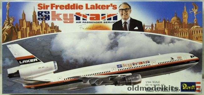 Revell 1/144 Sir Freddie Laker's DC-10 Skytrain, H271 plastic model kit