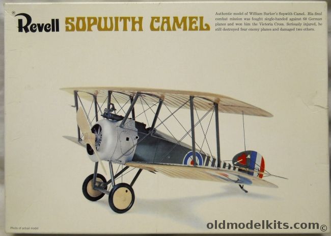 Revell 1/28 William Barker's Sopwith Camel, H291-200 plastic model kit