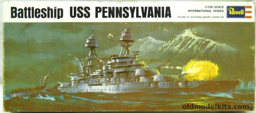 Revell 1/720 Battleship USS Pennsylvania, H486 plastic model kit