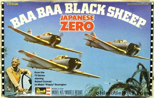 Revell 1/32 Baa Baa Black Sheep Zero, H581 plastic model kit