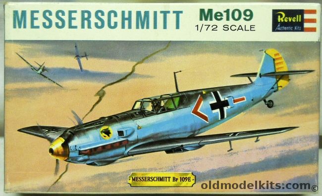 Revell 1/72 Messerschmitt Bf-109E, H612-50 plastic model kit