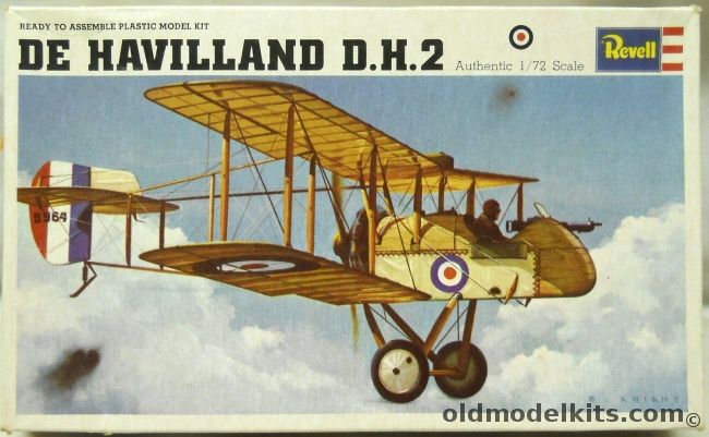 Revell 1/72 De Havilland D.H. 2 - (DH-2), H643 plastic model kit