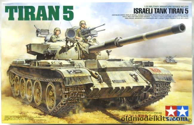 Tamiya 1/35 Tiran 5 Israeli Tank, 35328 plastic model kit