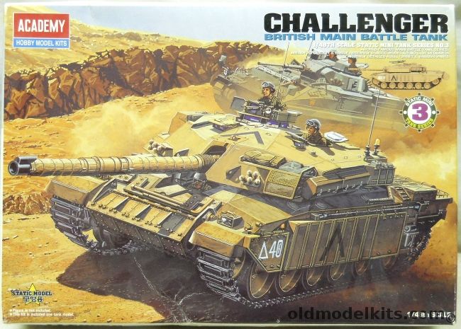 Academy 1/48 Challenger British Main Battle Tank, 13007 plastic model kit