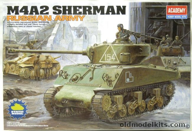 Academy 1/35 M4A2 Sherman Russian Army, 13010 plastic model kit