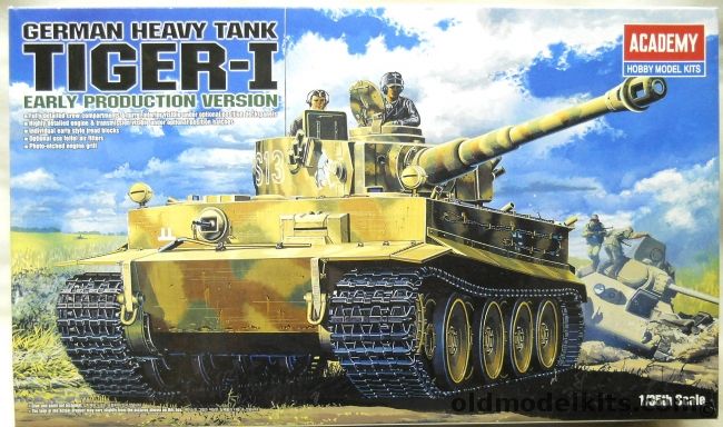 Academy 1/35 Tiger I Early Version - With Full Interior, 13239 plastic model kit