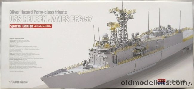 Academy 1/350 USS Reuben James FFG-57 Special Edition - Plus Oliver Hazard Perry-Class Frigate, 14106 plastic model kit