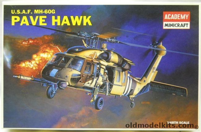 Academy 1/48 MH-60G Pave Hawk - USAF, 2139 plastic model kit