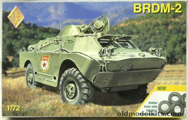 Ace 1/72 BRDM-2 Amphibious Scout Car, 72102 plastic model kit