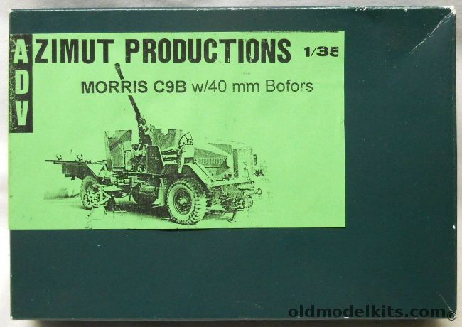 ADV Zimut Productions 1/35 Morris C9B With 40mm Bofors plastic model kit