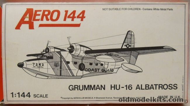 Aeroclub 1/144 Grumman H-16 Albatross - US Coast Guard Or Japanese Self Defence Air Force plastic model kit