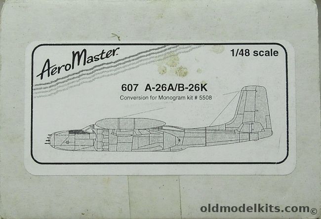 Aeromaster 1/48 A-26A / B-26K Invader Conversion, 607 plastic model kit