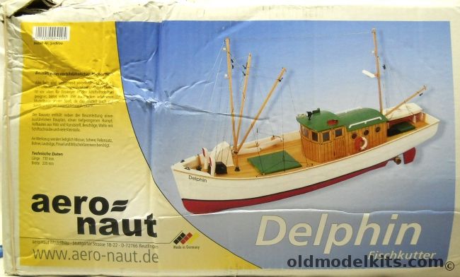 Aeronaut Delphin Fishing Vessel - 703mm (27.6 Inches) Long For R/C, 3056-00 plastic model kit