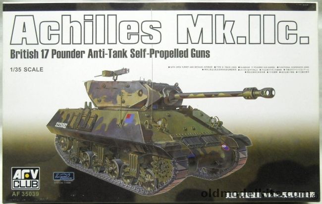 AFV Club 1/35 Achilles Mk.IIc - British 17 Pounder Anti-Tank SP Gun, AF35039 plastic model kit