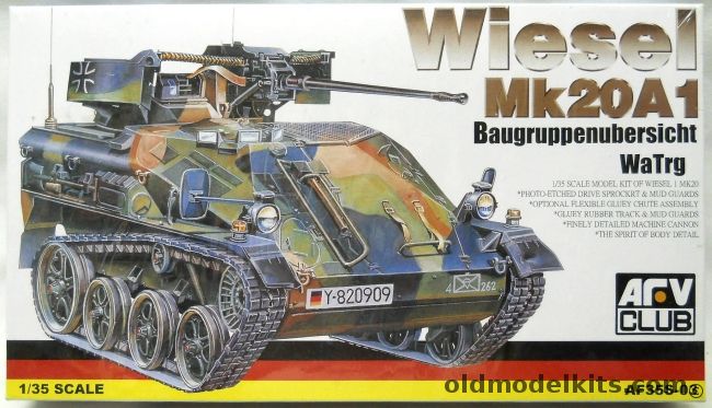 AFV Club 1/35 Wiesel Mk20A1, AF35S-03 plastic model kit