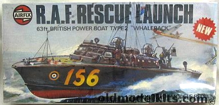 Airfix 1/72 RAF Rescue Launch 63 Ft British Power Boat Type 2 'Whaleback', 5281 plastic model kit