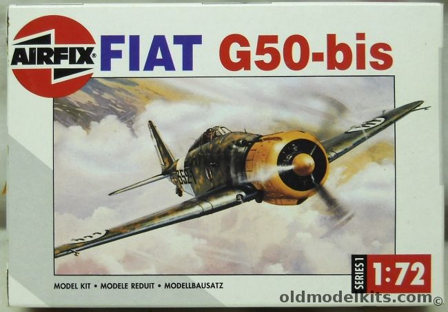 Airfix 1/72 TWO Fiat G50 bis - (G-50), 01046 plastic model kit