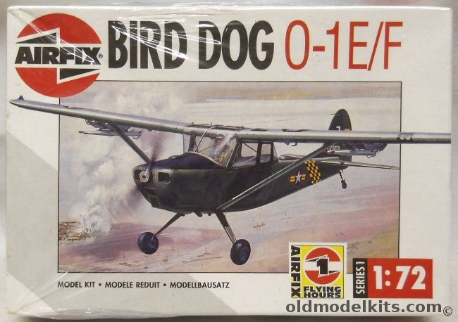 Airfix 1/72 Bird Dog O-1E/F - USAF O-1F 21st TASS Phu Cat Vietname /  South Vietnamese 0-1E 23rd Tactical Group Bien Hoa Vietnam - (Cessna O-1), 01058 plastic model kit