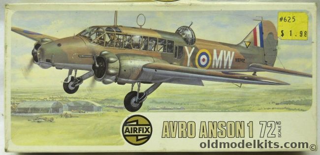 Airfix 1/72 Avro Anson, 02009-3 plastic model kit