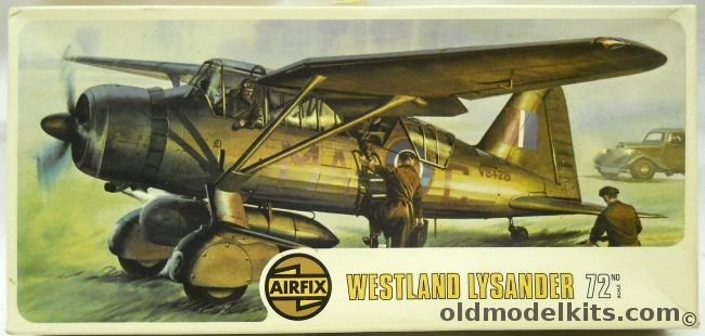 Airfix 1/72 Westland Lysander, 02053-0 plastic model kit