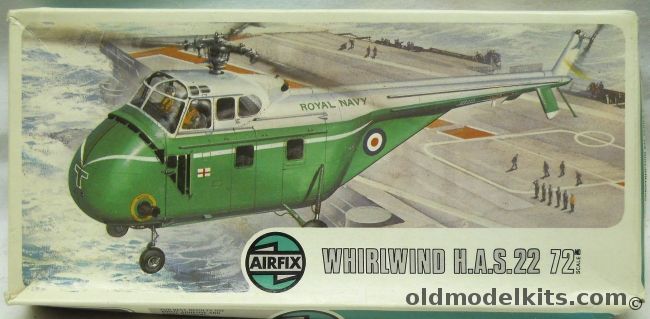 Airfix 1/72 Westland Whirlwind HAS Mk22 Or USAF Sikorsky H-19 Rescue, 02056-9 plastic model kit