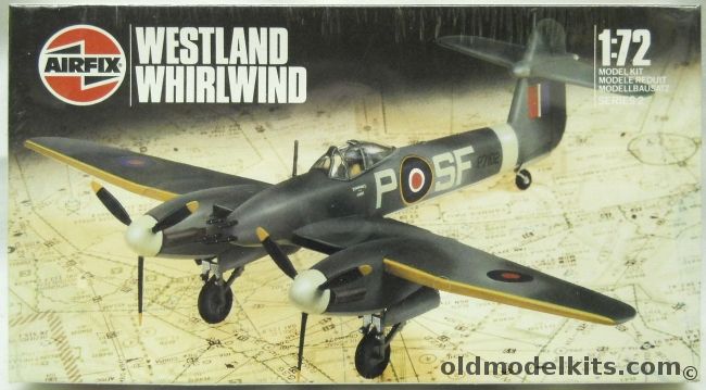 Airfix 1/72 Westland Whirlwind Mk.1, 02064 plastic model kit