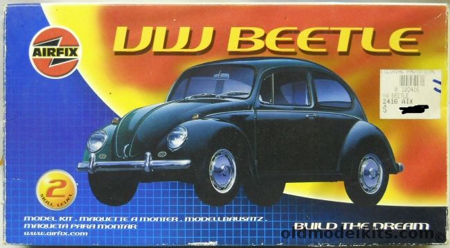 Airfix 1/32 Volkswagen 1200 Beetle Bug, 02416 plastic model kit