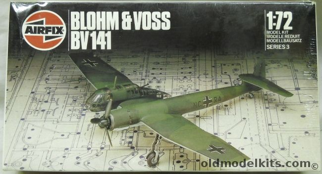 Airfix 1/72 Blohm & Voss BV-141 B - Type 4 Issue, 03014 plastic model kit