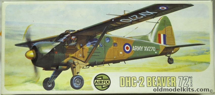 Airfix 1/72 DHC-2 Beaver - USAF or RAF Floats / Skis / Wheels, 03017-7 plastic model kit