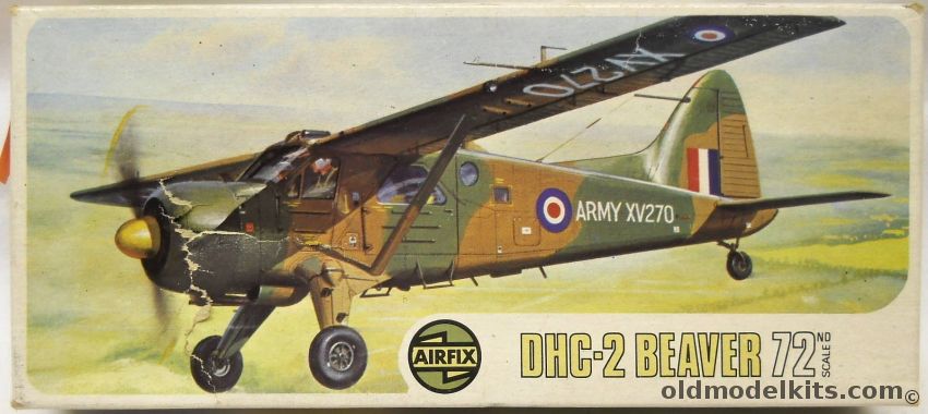 Airfix 1/72 DHC-2 Beaver - USAF or RAF Floats/Wheels, 03017-7 plastic model kit